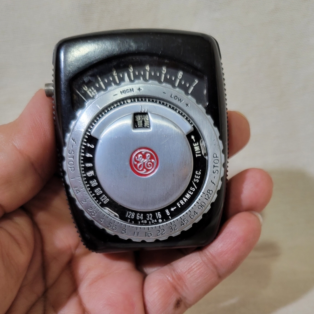 Vintage General Electric Exposure Meter Type PR-1 Untested